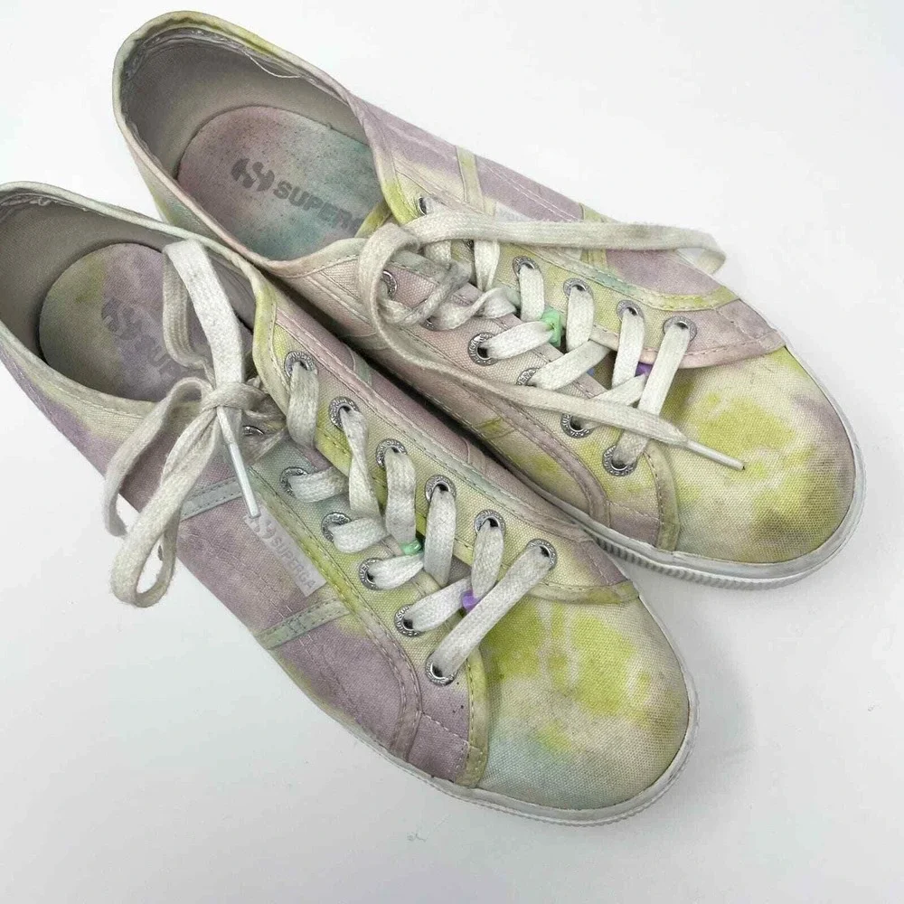 SUPERGA Tie Dye Platform‎ Sneakers